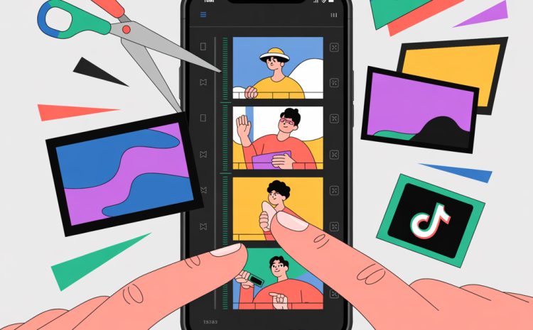 Как делать нарезки и сшивать видео в Тик Ток